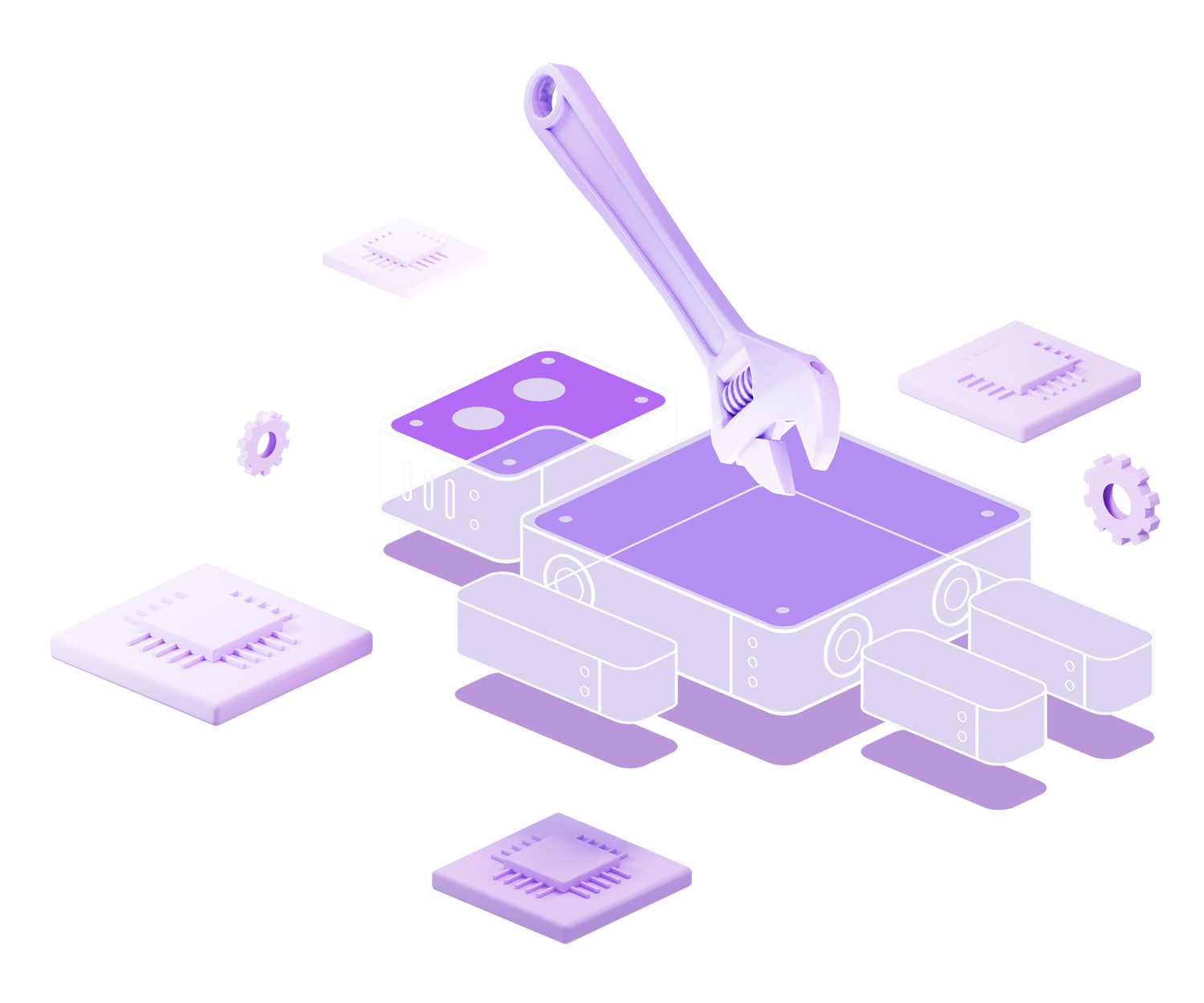 Software engineering 3D graphic