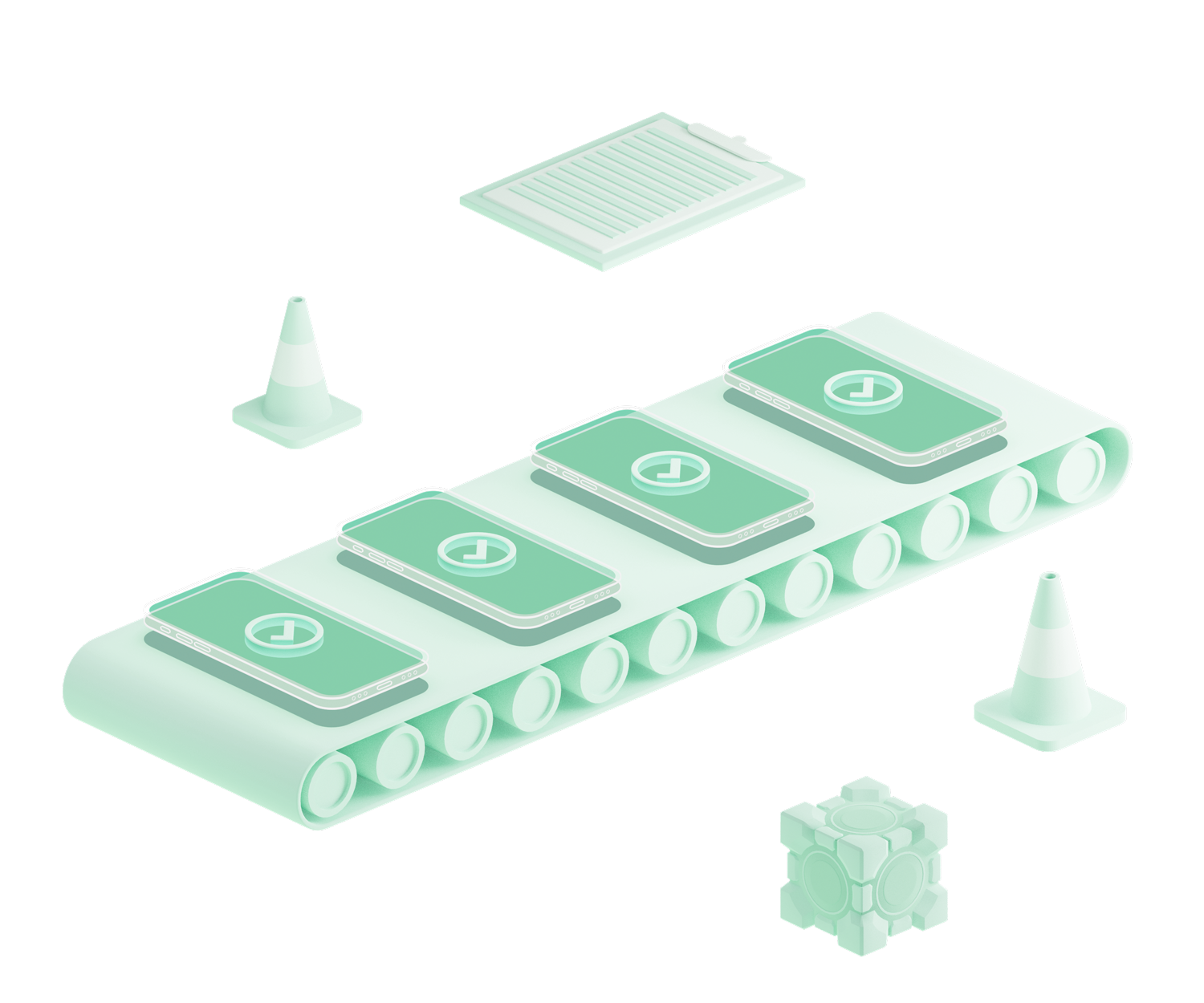 Software testing 3D graphic